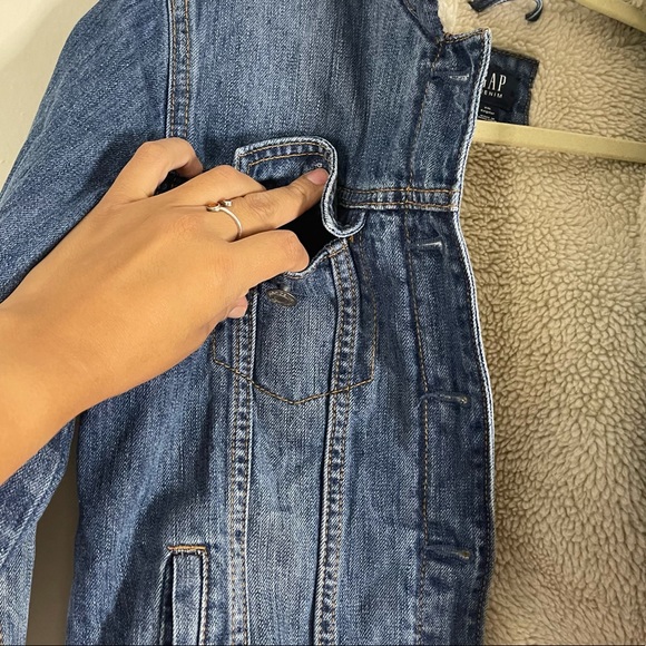 Denim Kids Sherpa Jacket - Picture 5 of 8